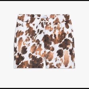 Weworewhat cowhide swim bottoms